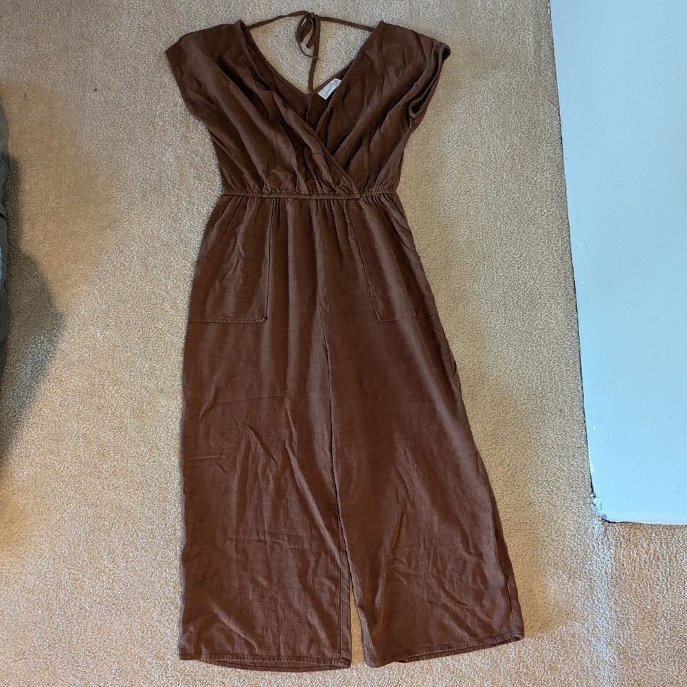Brown Wrap Jumper